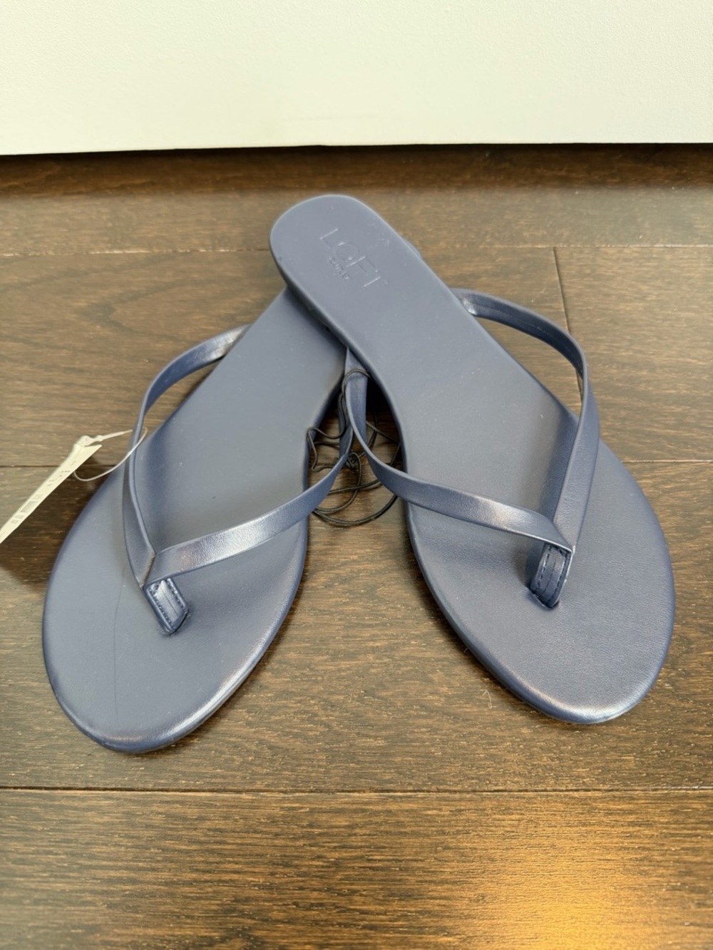 LOFT Outlet Navy Flip-Flop Sandals